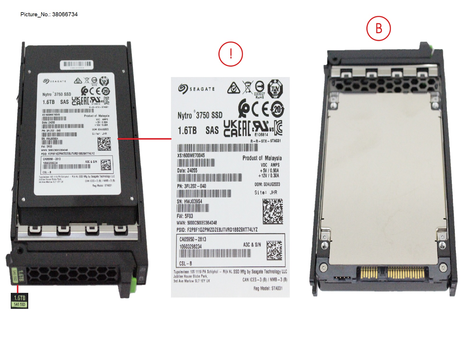 SSD SAS 12G WI 1.6TB IN SFF SLIM