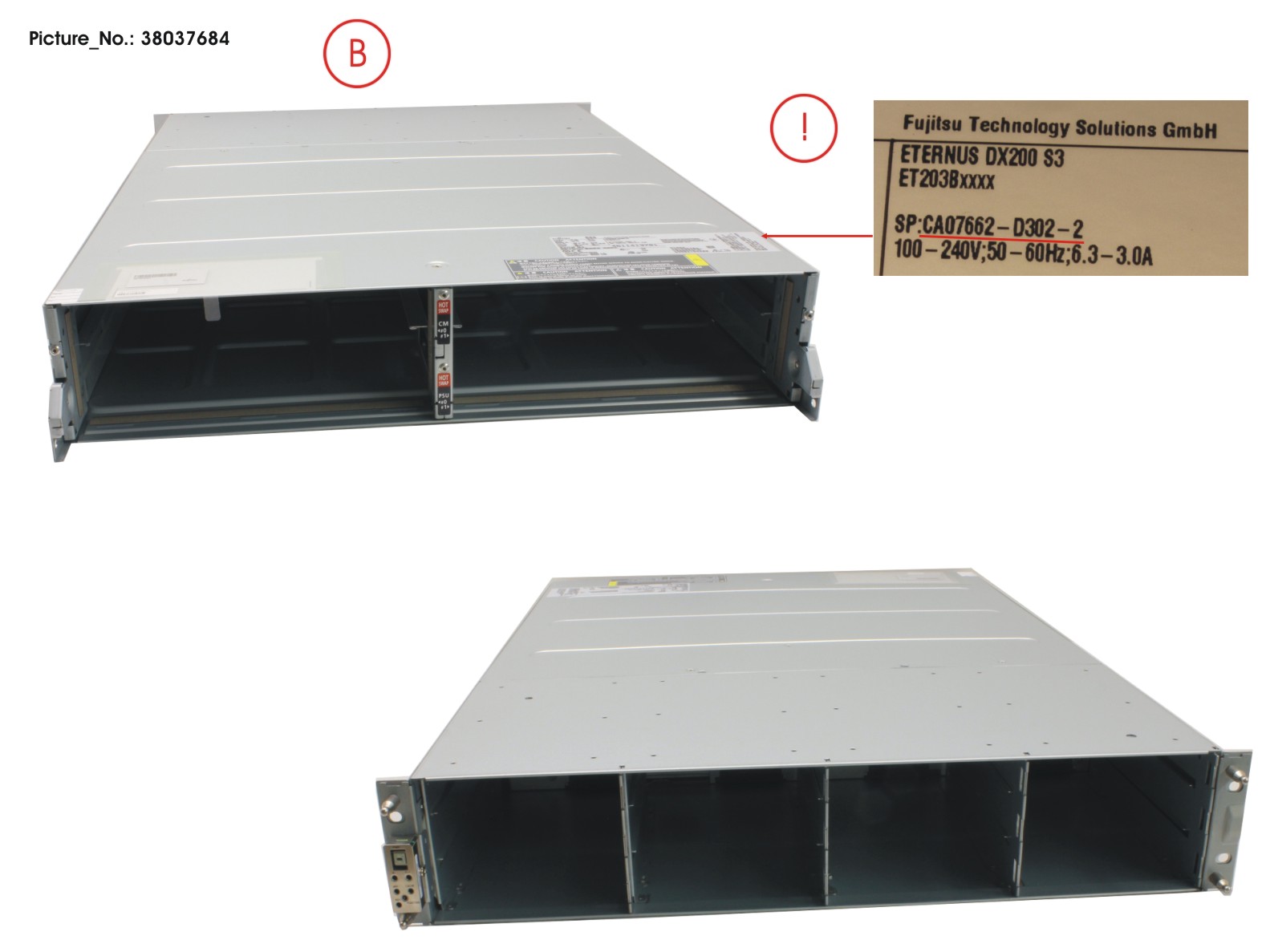 DX200 S3 CONTROLLER ENCL. 3,5 WO PSU/CM