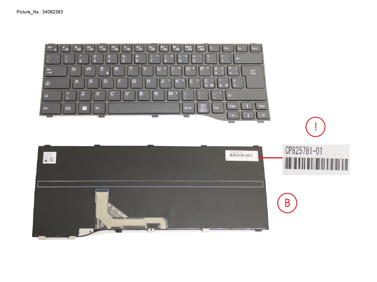 KEYBOARD BLACK ITALY WIN11