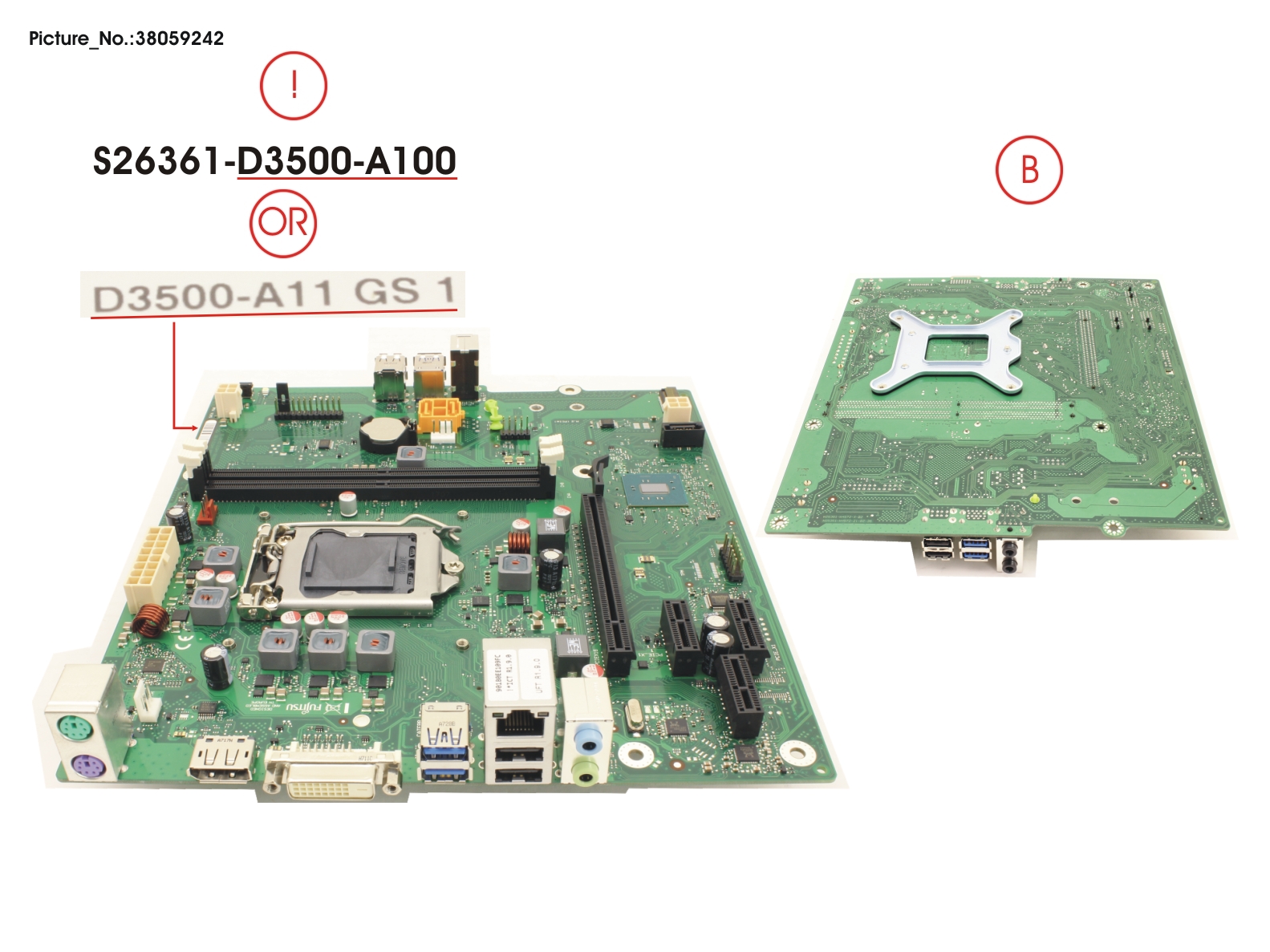 FUJITSU MAINBOARD D3500