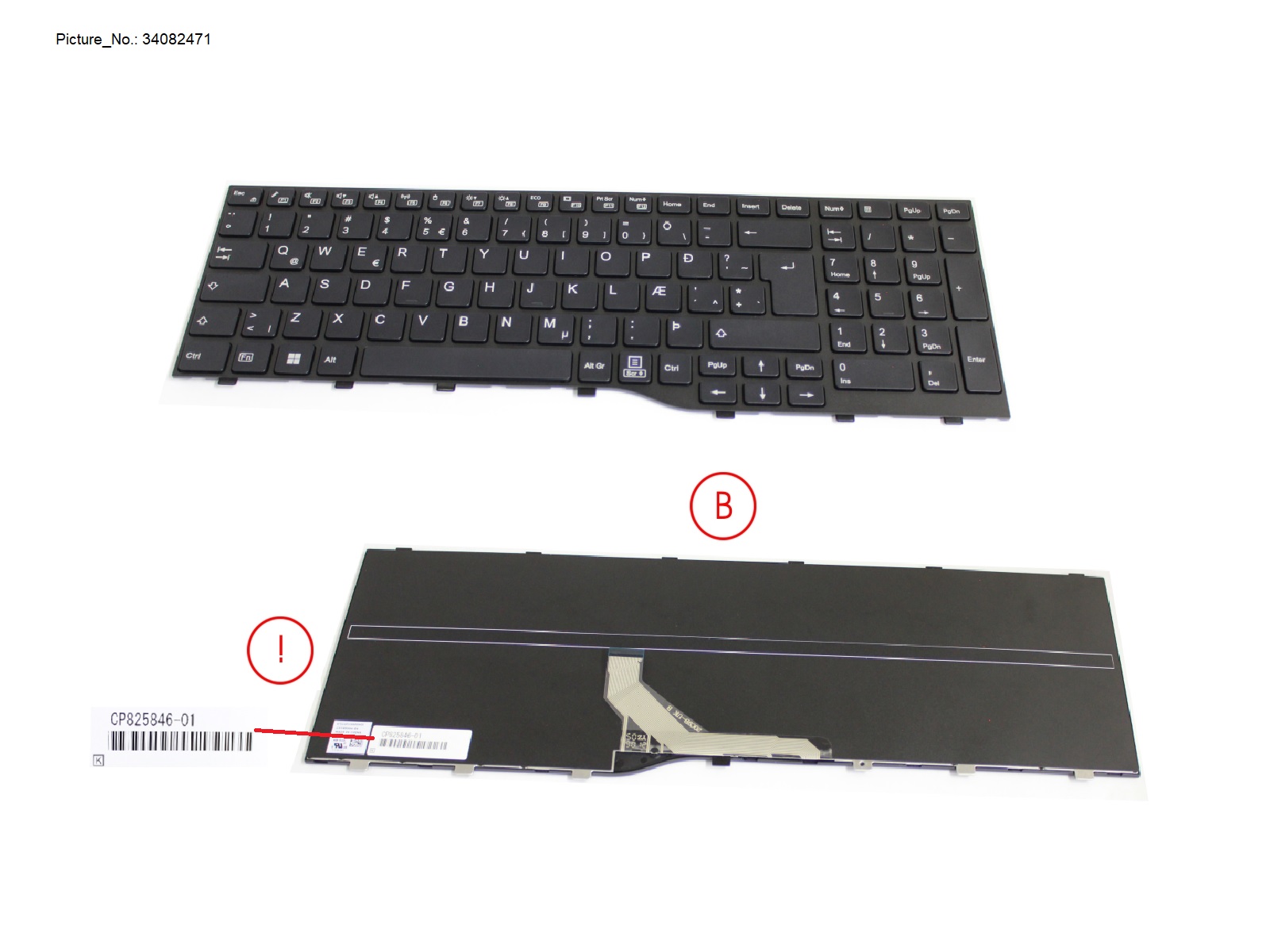 KEYBOARD BLACK ICELAND WIN11