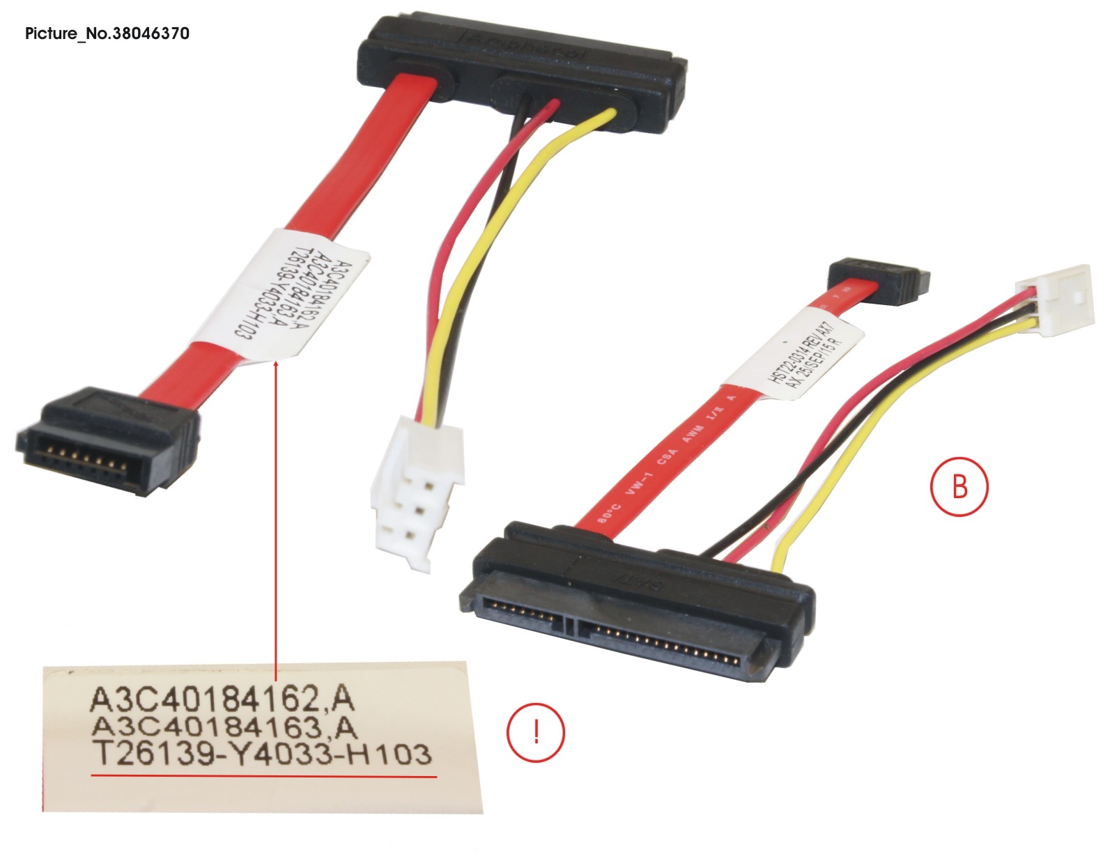 FUJITSU CABLE HDD SATA SL+DAT