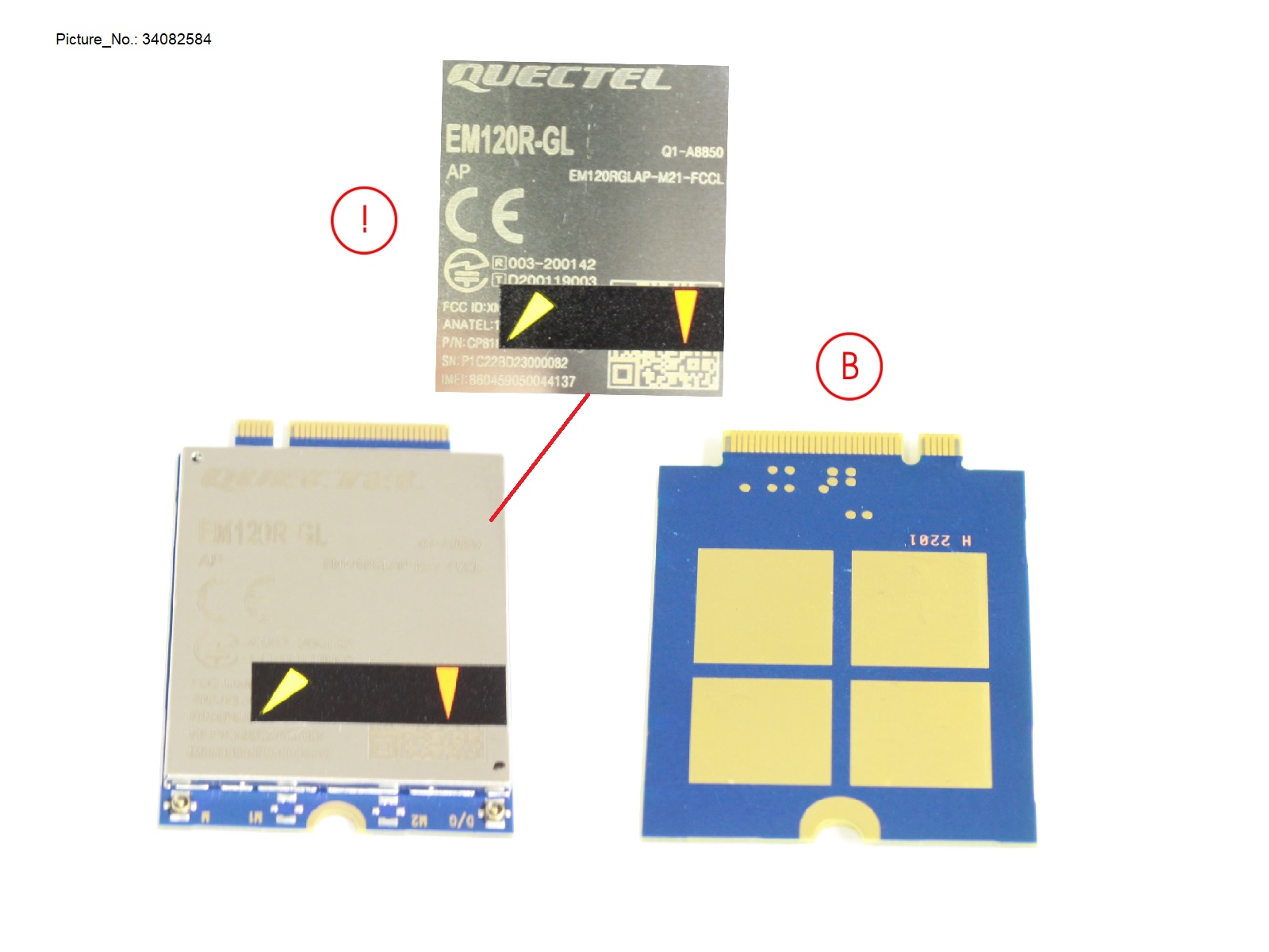 WWAN MODULE EM120R-GL (4G)