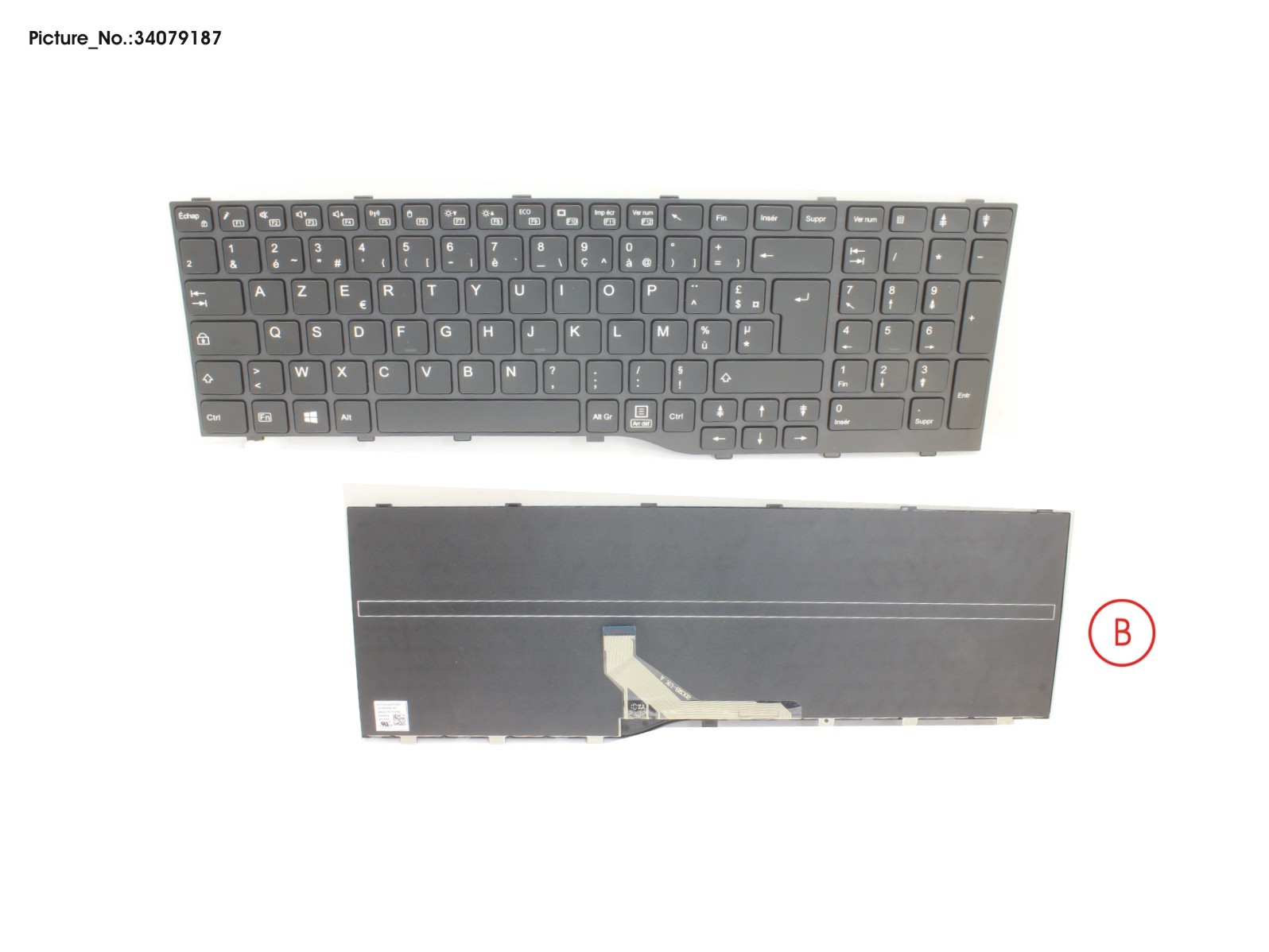 KEYBOARD BLACK FRANCE WIN10